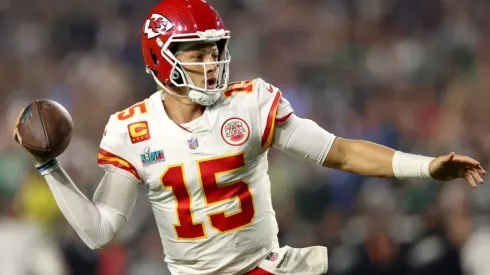 Patrick Mahomes quarterback of the Kansas City Chiefs
