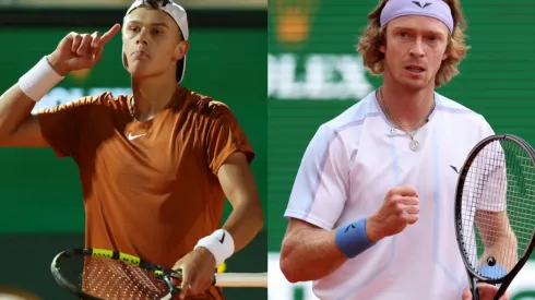 Holger Rune and Andrey Rublev