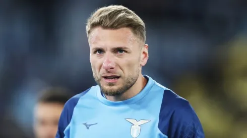 Ciro Immobile with Lazio on Serie A
