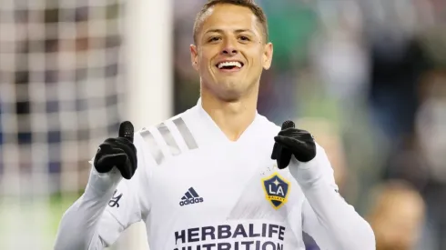 Javier Hernandez #14 of Los Angeles Galaxy