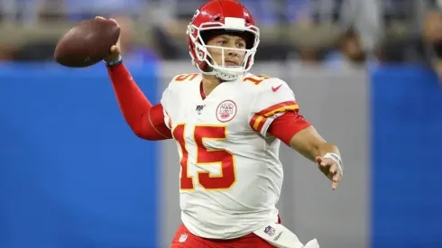 Patrick Mahomes quarterback of the Kansas City Chiefs
