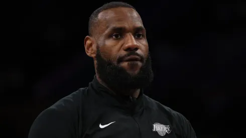 LeBron James of the Los Angeles Lakers