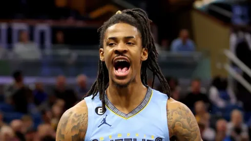 Ja Morant of the Memphis Grizzlies during the 2022-2023 NBA season.