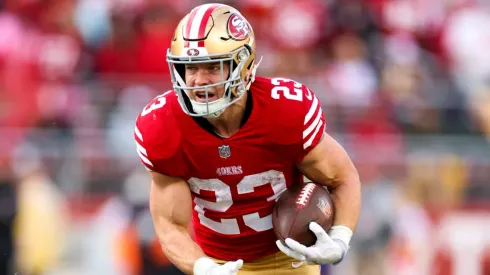 Christian McCaffrey running back of the San Francisco 49ers