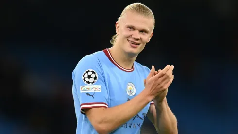 Erling Haaland of Manchester City during the 2022-2023 Champions League
