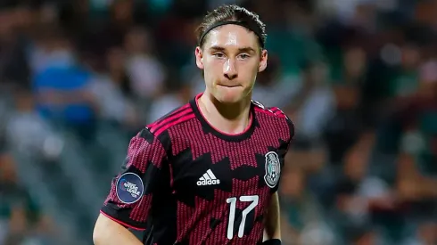 Marcelo Flores with Mexico's national team