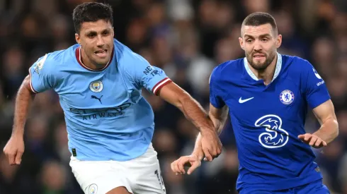 Rodri of Manchester City and Mateo Kovacic of Chelsea
