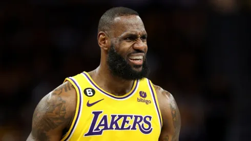 LeBron James of the Los Angeles Lakers