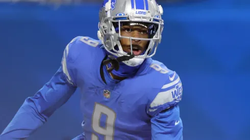 Jameson Williams was picked by the Lions last year