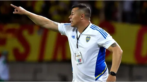 Jorge Almiron head coach of Boca