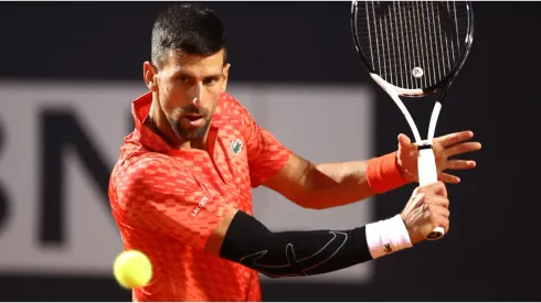 Novak Djokovic of Serbia