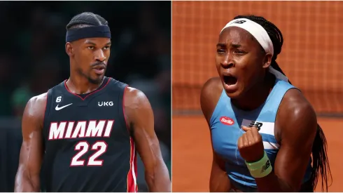 Jimmy Butler and Coco Gauff