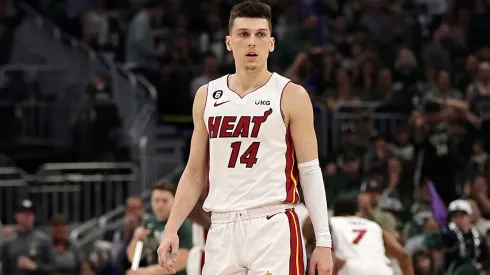 Tyler Herro has been out for since the first round
