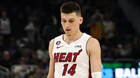 Tyler Herro injured in the first round of the postseason
