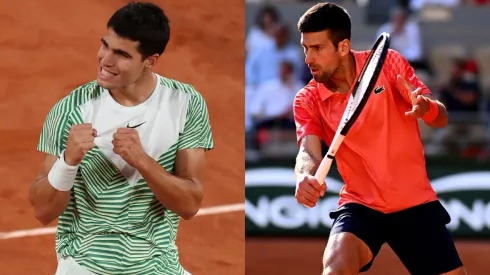 Carlos Alcaraz and Novak Djokovic met just once in the past
