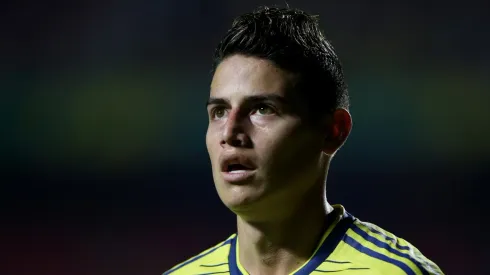 James Rodriguez with Colombia's national team
