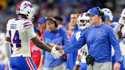 Stefon Diggs and Sean McDermott