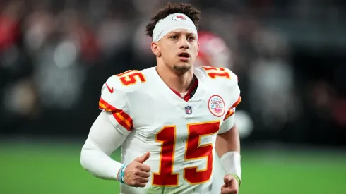 Patrick Mahomes quarterback of the Kansas City Chiefs
