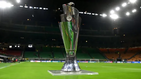 The UEFA Nations League Trophy
