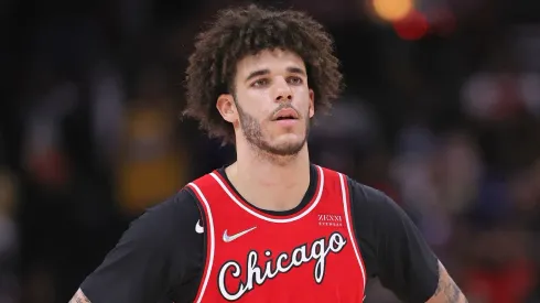 Lonzo Ball with the Chicago Bulls