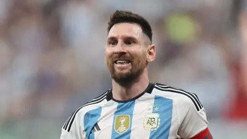 Lionel Messi with Argentina's national team
