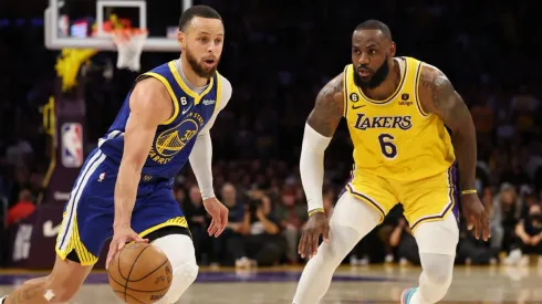 Stephen Curry against LeBron James