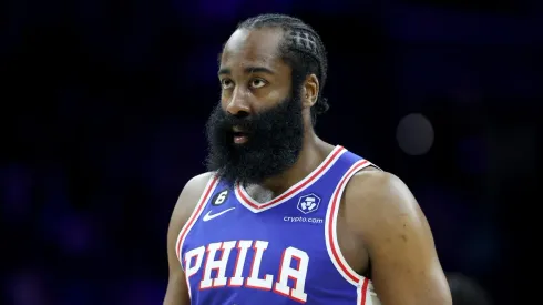 James Harden with Philadelphia 76ers
