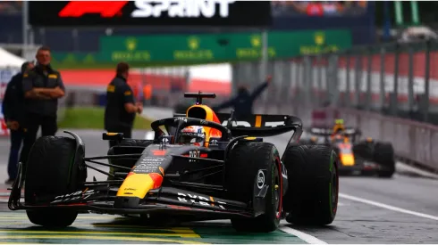 Sprint winner Max Verstappen