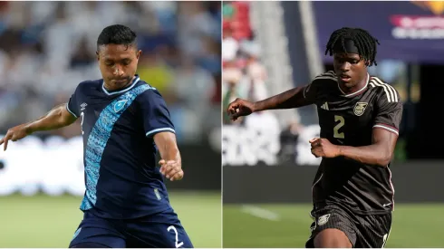 José Ardón of Guatemala (left) and Dexter Lembikisa of Jamaica