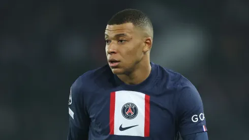 Kylian Mbappe with PSG