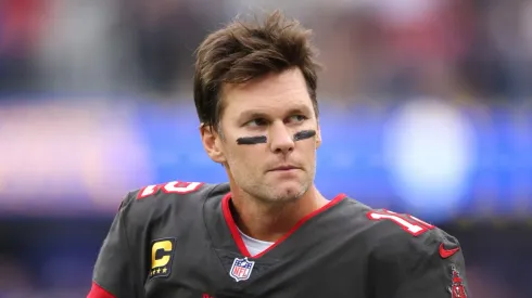 Tom Brady playing for the Tampa Bay Buccaneers
