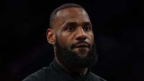 LeBron James of the Los Angeles Lakers