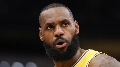 LeBron James of the Los Angeles Lakers