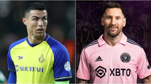 Cristiano Ronaldo (left) and Lionel Messi