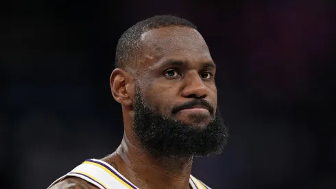 LeBron James of the Los Angeles Lakers