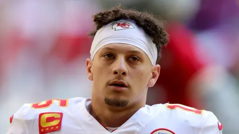 Patrick Mahomes quarterback of the Kansas City Chiefs
