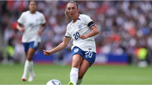 Katie Zelem of England