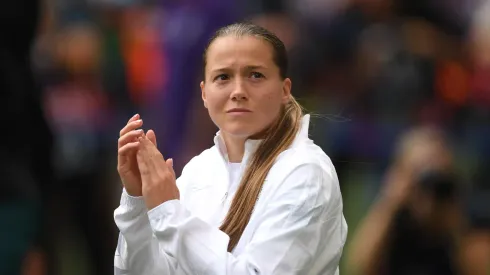 Fran Kirby with England's national team
