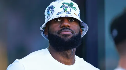 James was at the stadium