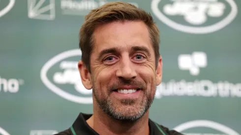 Aaron Rodgers quarterback of the New York Jets