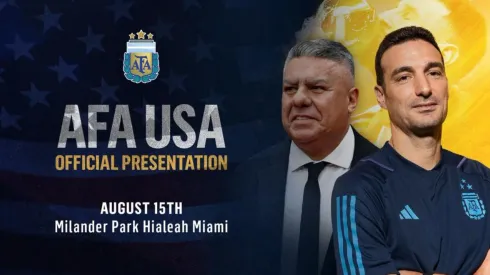 Argentine Football Association to present United States project on August 15th