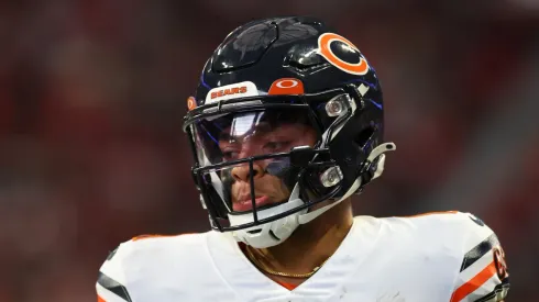 Justin Fields quarterback of the Chicago Bears