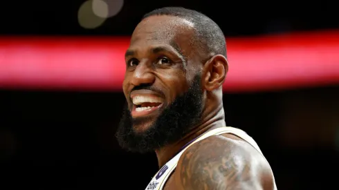 LeBron James of the Los Angeles Lakers