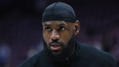 LeBron James of the Los Angeles Lakers