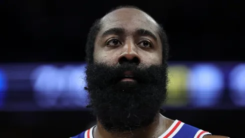 James Harden with the Philadelphia 76ers