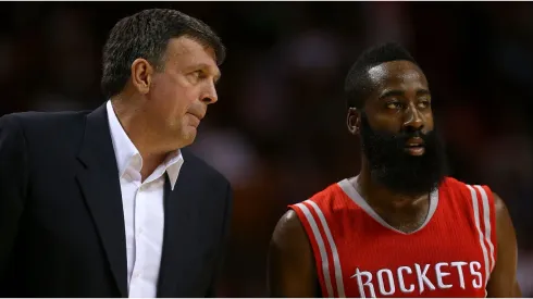 James Harden and Kevin McHale
