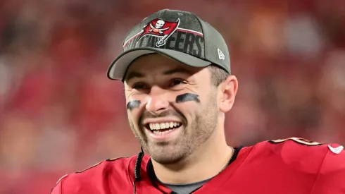 Baker Mayfield quarterback of the Tampa Bay Buccaneers
