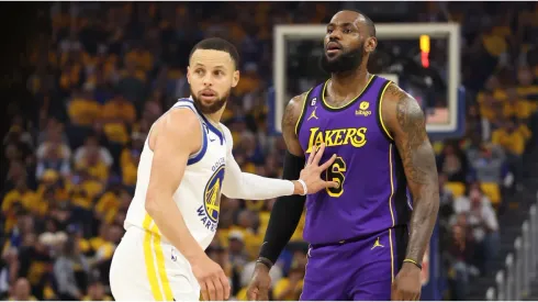 Stephen Curry and LeBron James
