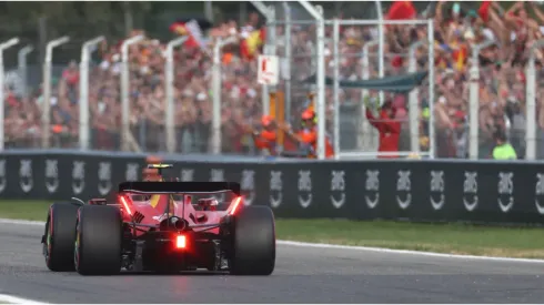 Pole position qualifier Carlos Sainz