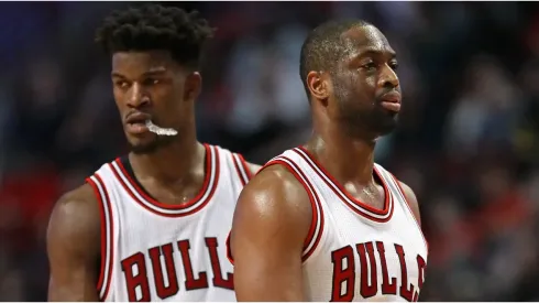 Jimmy Butler and Dwyane Wade
